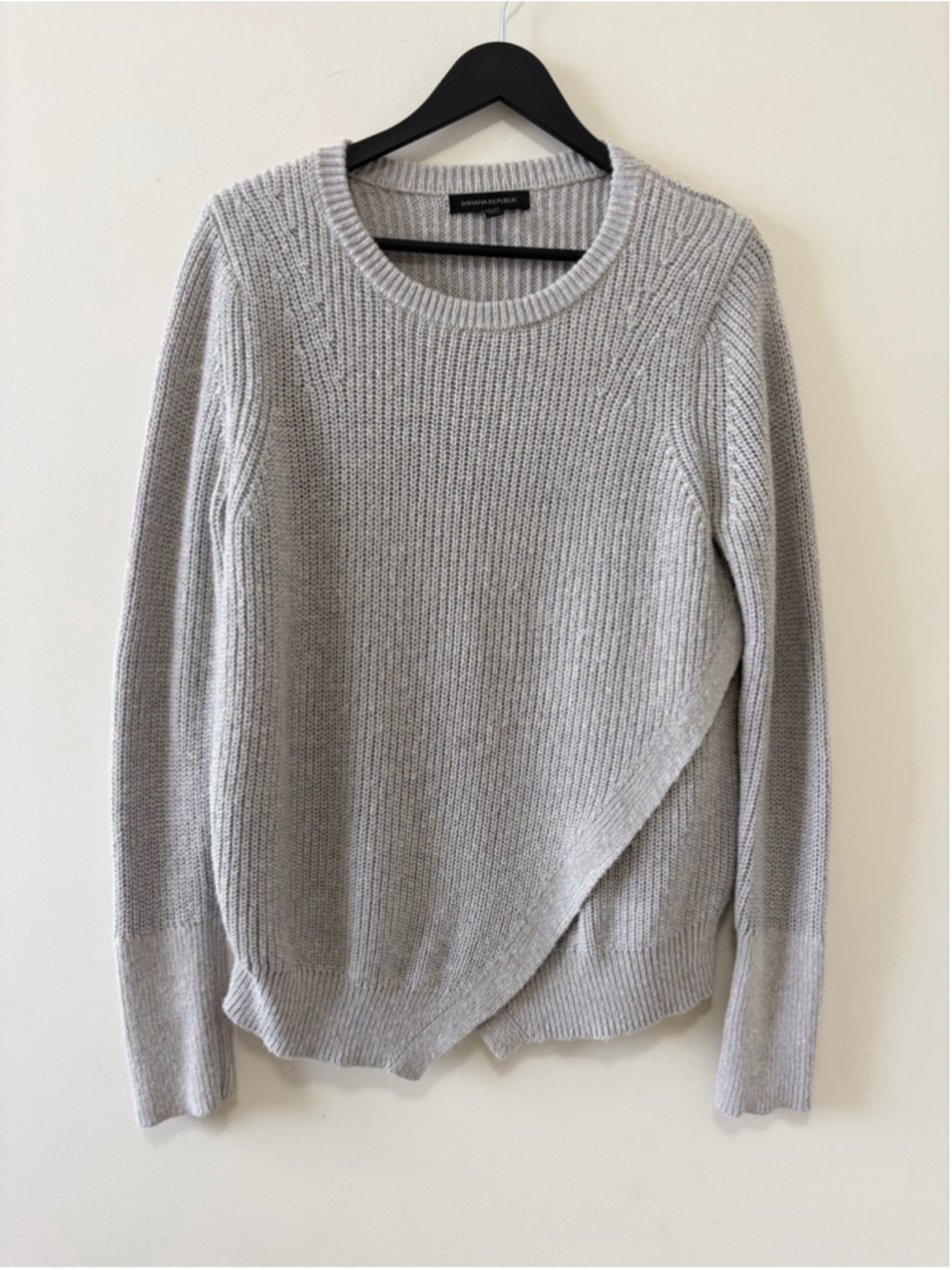 Banana Republic Wool Cotton Crewneck Sweater Size M